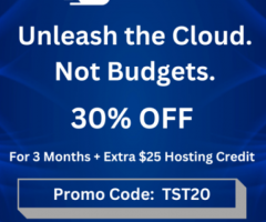 Cloudways 30% Off + $25 Extra Hosting Credits - 1