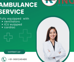 Get the Best Medical Facility Air Ambulance in Patna by King - 1