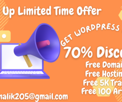 Get WordPress Website In 70% Discount Offer For All US - 1
