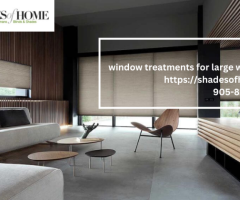 Elegant Solutions: Window Treatments for Large Windows