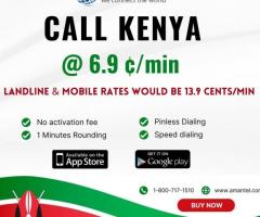 Cheapest phone Card and Calling Cards to Call Kenya from USA
