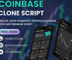 Maximize your ROI and boost your business 10x times with our coinbase clone script