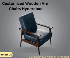 Designer Modern Wooden Armchair Suppliers in Hyderabad