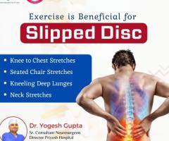 Which exercise is beneficial for Slipped Discs?