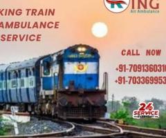 Get King Train Ambulance Service in Guwahati with Advanced ICU Setup