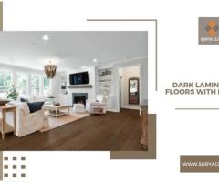 Pairing Dark Laminate Flooring with Light Wood Furniture