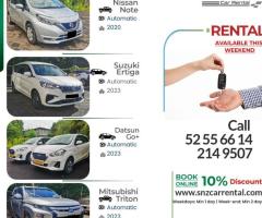 Luxury Car Rental Mauritius - SNZ