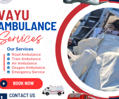 Vayu Ambulance Services in Patna - Avail Critical Patients Transfer