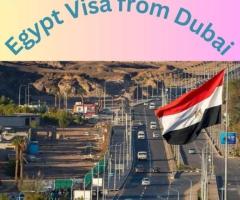 Egypt visa from Dubai