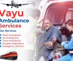Vayu Ambulance Services in Kankarbagh - With Skilled Medical Crew