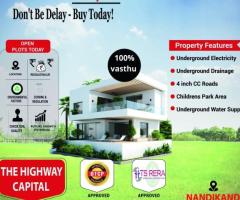 Gated Community Open Plots for Sale in Hyderabad - Brick2Brick