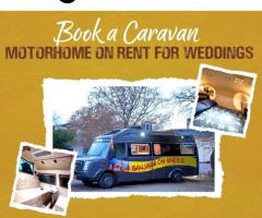 Book a Caravan Motorhome on rent for weddings