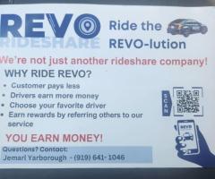 REVO Rideshare Needs Drivers – Higher Earnings, Lower Costs!