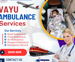 Vayu Air Ambulance in Patna - Cost-Effective Medical Transport