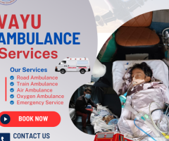 Vayu Ambulance Services in Patna with All Lifesaving Equipment's