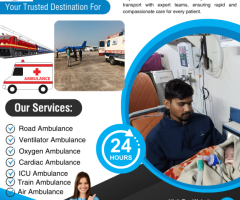 Vayu Ambulance Services in Ranchi with Emergency Medical Care