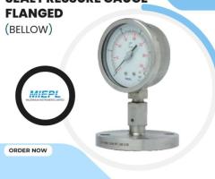 Integral Diaphragm Seal Pressure Gauge - Flanged | India Pressure Gauge