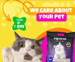 Kipenzi Bentonite Cat Litter: Superior Odor Control and Clumping for a Fresh Home - 1