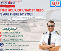 Tridev Air Ambulance Services in Patna - The Air Ambulance Is Featured