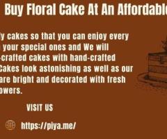 Order Floral Cakes In India | Piya Cakes