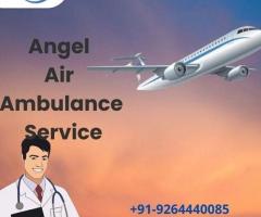 Get High-Tech Angel Air Ambulance Service in Kolkata with Medical Tools