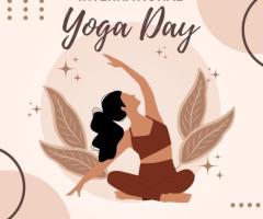 Personalized AI Generated Yoga Day Cards by varnz