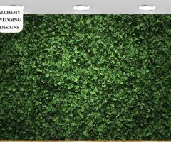 Transform Your Event with a Boxwood Greenery Backdrop Wall - 1