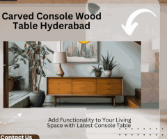 Wooden Console Table in Hyderabad, India at Best Price