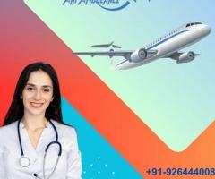 Get India No-1 ICU Support Angel Air Ambulance Services in Siliguri