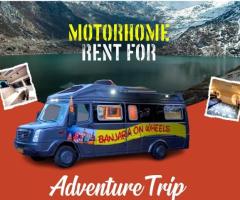 Caravan Motorhome Rent  in Jaipur for Adventure Trip