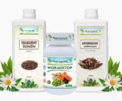 Ayurvedic Deworming Care Pack for Kids for Natural Treatment for Worm Infestation