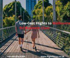 Low-Cost Flights to Melbourne | +44-800-054-8309 | for Business Class