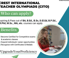 Register Now For CREST International Teacher Olympiad Exam! - 1