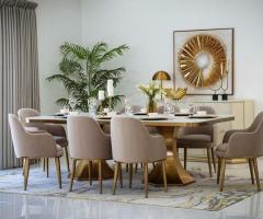 Buy Dining Room Table Set Online in Dubai - Royal Furniture - 1