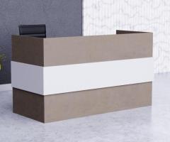 Elegant Custom Made Reception Desk for Modern Office Interiors - 1