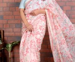 Elevate Your Style with Soma's Block Printed Sarees