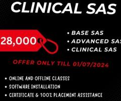 Clinical sas training- limited offer