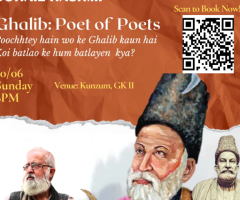 Ghalib: Poet of Poets Event - Tickets Ready on Tktby