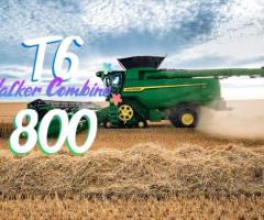 Revolutionizing Harvesting: The John Deere New T6 800 Walker Combine