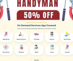 Launch an "Uber for Handyman" Empire - 50% Off Software! - 1