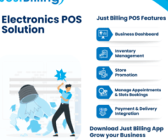 Effortless Electronics Retailing Starts Here: Electronic POS Solution - Just Billing
