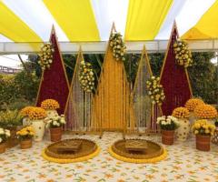 Colorful Themes for Haldi, Mehndi, and Sangeet Ceremonies