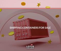 Cargo containers for sale | LOTUS Containers