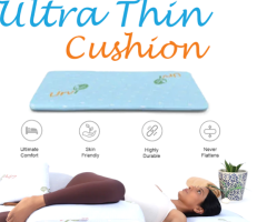 Urvi small memory foam pillows travel size | Pillow between knees - 1