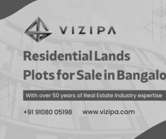 Find residential land and plots for sale in Bangalore - 1