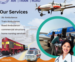 Ansh Air Ambulance Service in Guwahati with a Highly Trained Medical Team - 1