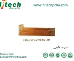 4-lagige Flex-Leiterplatte für LCM