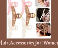 Create Stylish Hairstyle with Hair Accessories for Women - 1