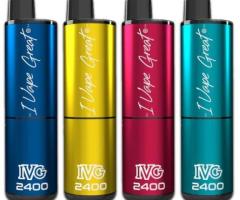 Discover the Ultimate Vaping Experience with the IVG 2400 Disposable Vape Kit at VapeHub - 1